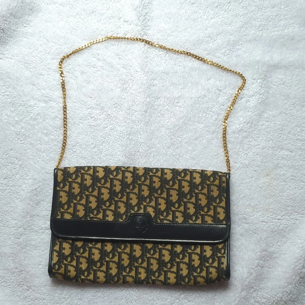 DIOR Vintage 30 Montaigne Monogram Shoulder Bag